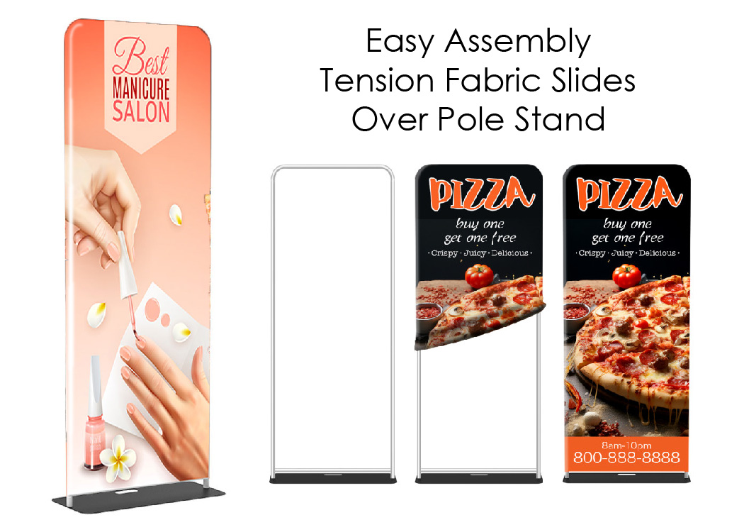 Tension fabric - assembly process