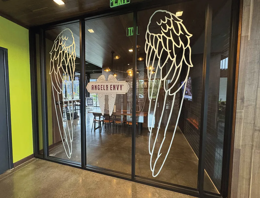 angels envy window graphic