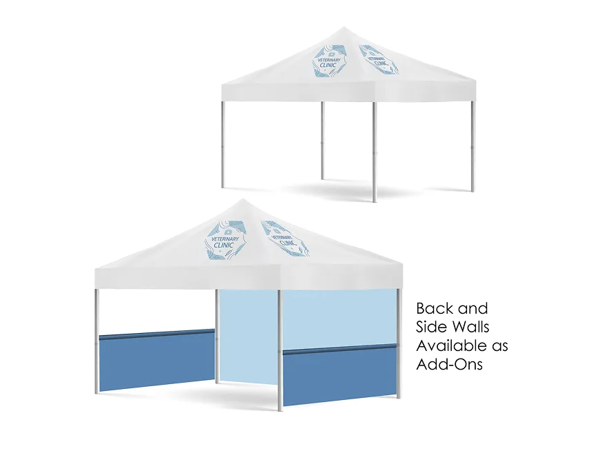 back and side walls event tent