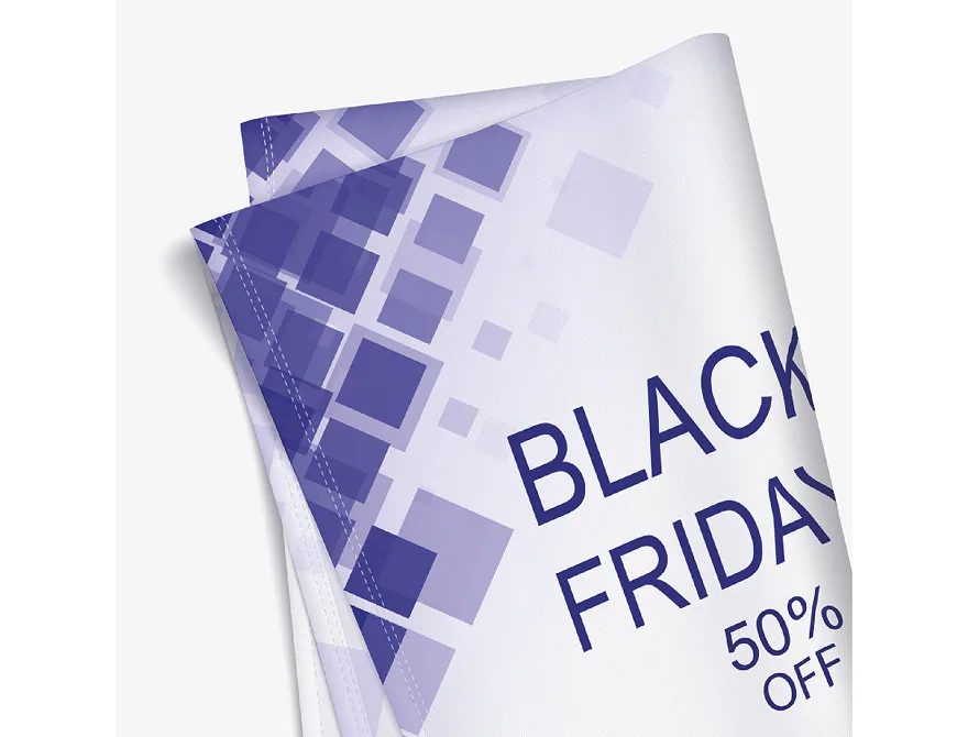 black friday fabric banner